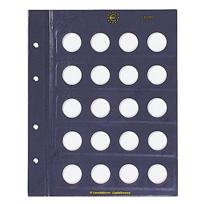 Karta na monety 2 euro - Leuchtturm