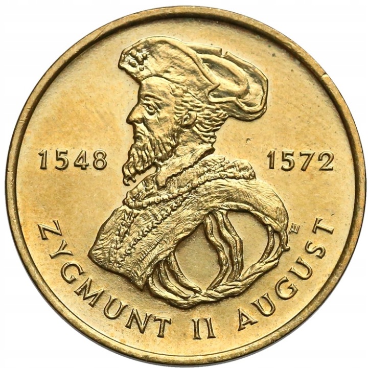 Moneta 2 zł - Zygmunt II August (1548 – 1572)
