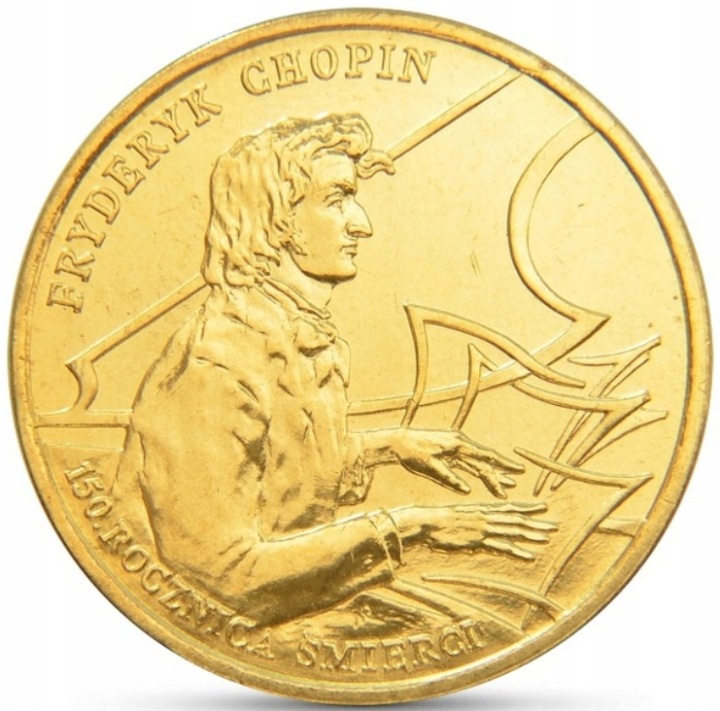 Moneta 2 zł - Fryderyk Chopin